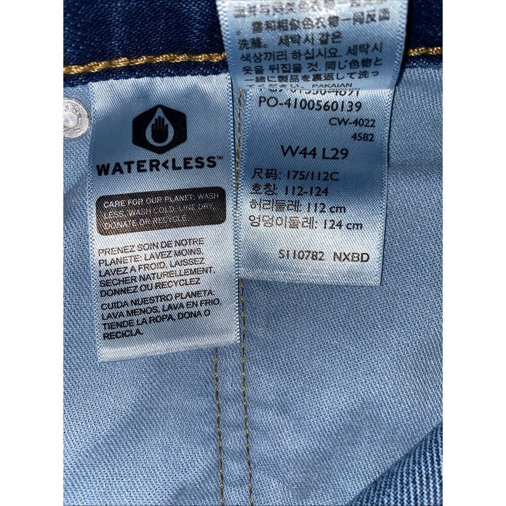 Men's Levi's Strauss 550 Relaxed Fit Denim Blue Jeans 44x29 Medium Wash - Picture 6 of 8
